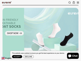 aura-via.com homepage screenshot
