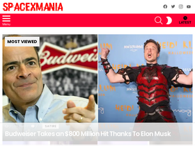 'spacexmania.com' screenshot