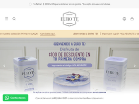 'eurote.com.mx' screenshot