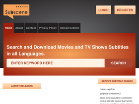 'subscene.be' screenshot