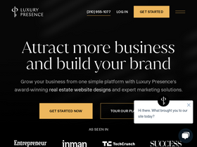 'luxurypresence.com' screenshot