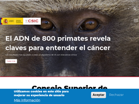 'csic.es' screenshot