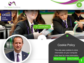 'thesuttonacademy.org.uk' screenshot