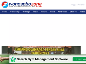 'wonosobozone.com' screenshot