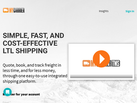 'mycarriertms.com' screenshot