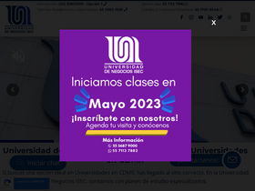 'uneg.edu.mx' screenshot