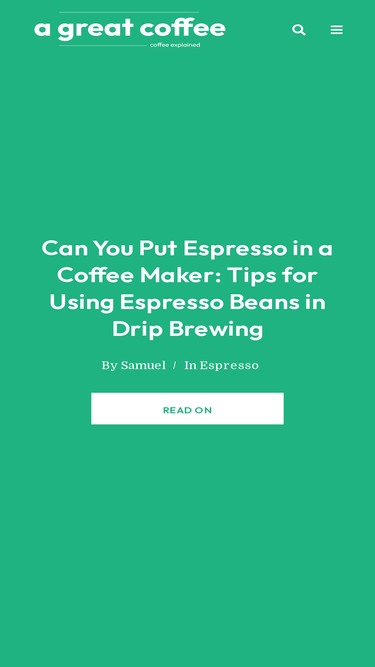 agreatcoffee.com