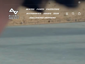 alkalihockey.com homepage screenshot