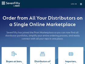 'sevenfifty.com' screenshot