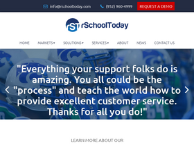 'aquinascatholicschoolsms.new.rschooltoday.com' screenshot