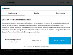 'degiro.ch' screenshot