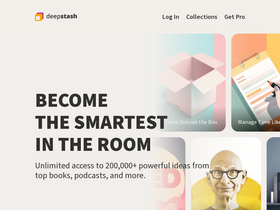 'deepstash.com' screenshot