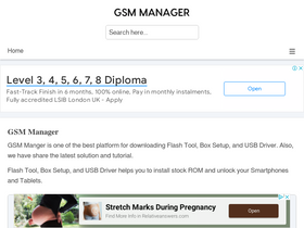 'gsmmanager.com' screenshot