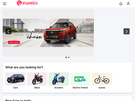 '91wheels.com' screenshot