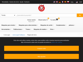 'super-hobby.es' screenshot