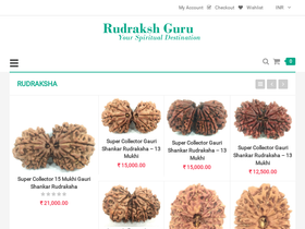 'rudrakshguru.com' screenshot