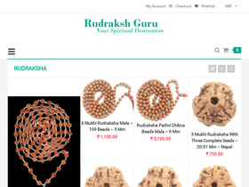 'rudrakshguru.com' screenshot