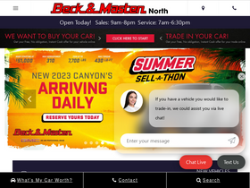 'beckmastennorth.com' screenshot