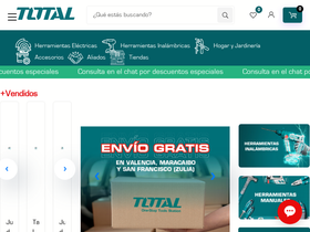 'totaltools.com.ve' screenshot