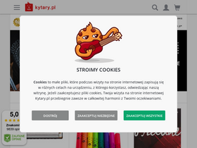 'kytary.pl' screenshot