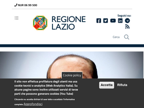 'riskmanagement.regione.lazio.it' screenshot