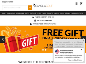 'gamolagolf.co.uk' screenshot