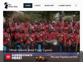 'themusicman.uk' screenshot