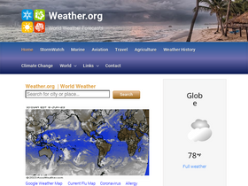 'weather.org' screenshot