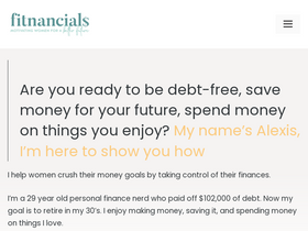 'fitnancials.com' screenshot
