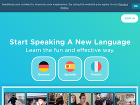 'seedlang.com' screenshot