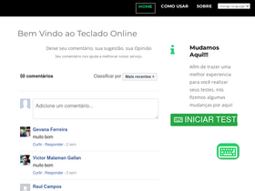 'teclado.online' screenshot
