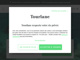 'tourlane.fr' screenshot