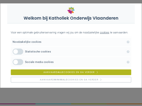 'katholiekonderwijs.vlaanderen' screenshot
