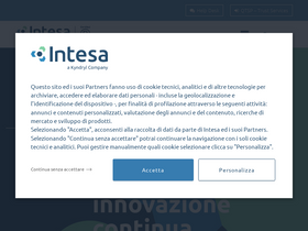 'intesa.it' screenshot