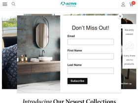 'activehomecentre.com' screenshot