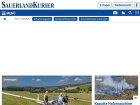 'sauerlandkurier.de' screenshot