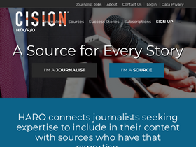 'helpareporter.com' screenshot