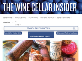 'thewinecellarinsider.com' screenshot