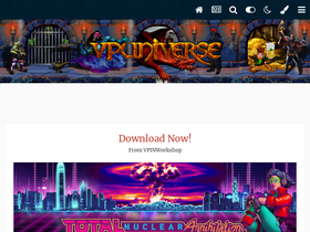 'vpuniverse.com' screenshot