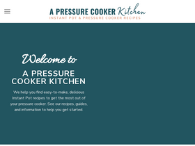 'apressurecookerkitchen.com' screenshot