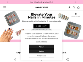 Nailevated homepage screenshot