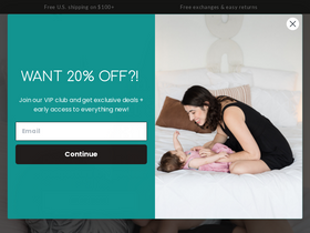 wearmamalux.com homepage screenshot