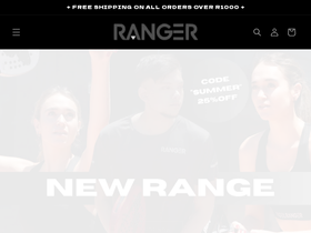 padelranger.com homepage screenshot