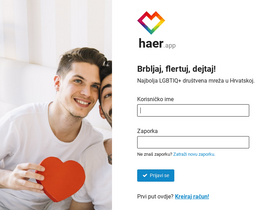 'haer.app' screenshot