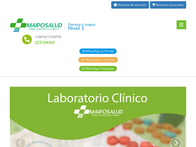 'maiposalud.cl' screenshot