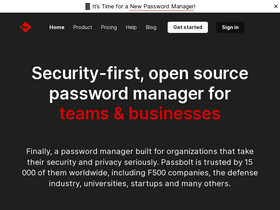 'passbolt.com' screenshot