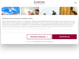 'tueuropa.pl' screenshot
