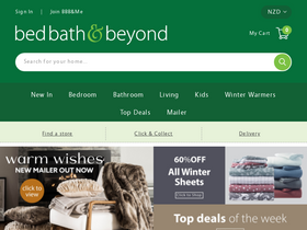 'bedbathandbeyond.co.nz' screenshot