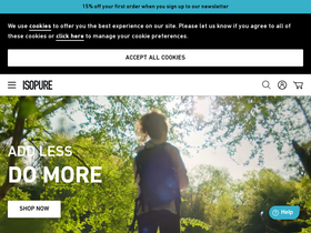 'theisopurecompany.com' screenshot