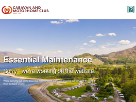 'caravanclub.co.uk' screenshot